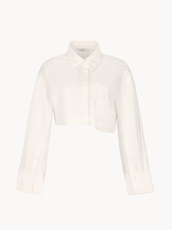 CELĒIT CROP SHIRT IVORY