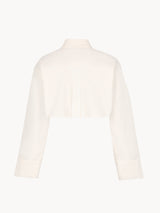 CELĒIT CROP SHIRT IVORY