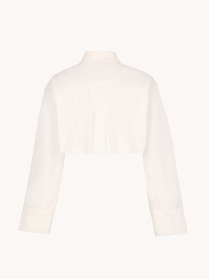 CELĒIT CROP SHIRT IVORY