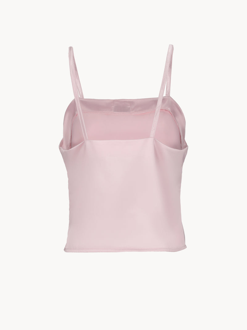 CELĒIT SATIN TANK PINK