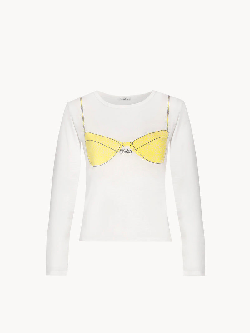 CELĒIT BIKINI LONG SLEEVE YELLOW