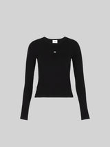 RIB LONG SLEEVE BLACK 