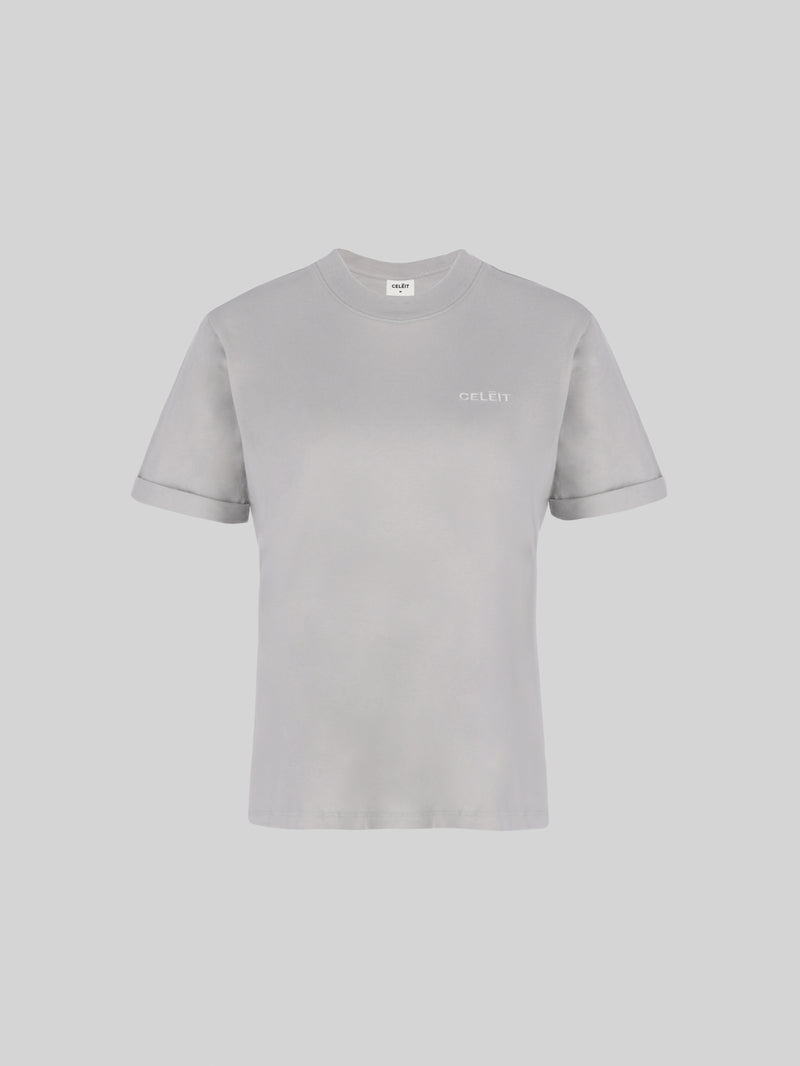 CELĒIT COTTON T-SHIRT GREY