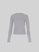 RIB LONG SLEEVE GREY