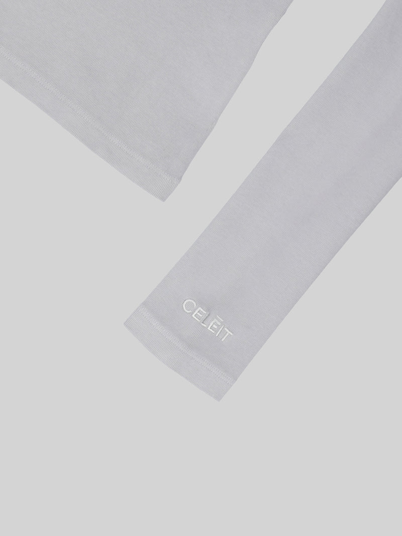 RIB LONG SLEEVE GREY