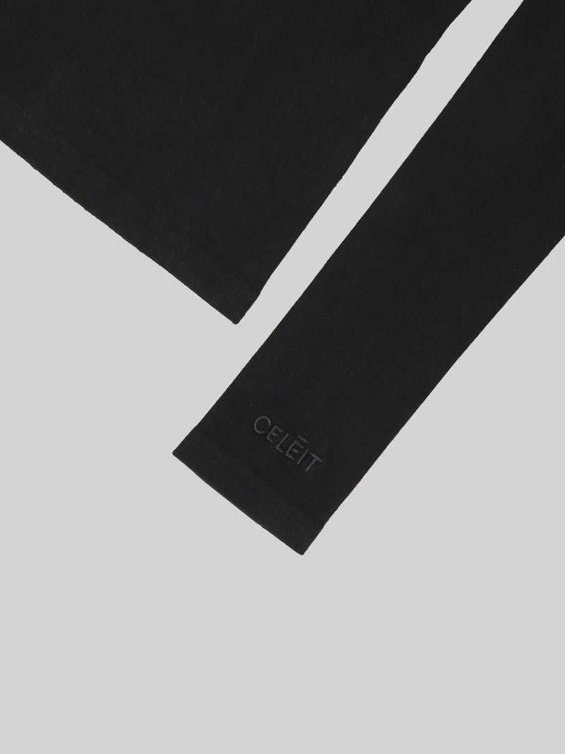 RIB LONG SLEEVE BLACK 
