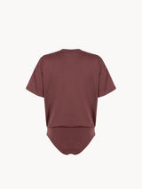 CELĒIT STAY-IN TEE BROWN