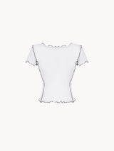 CELĒIT EDGE TEE IVORY