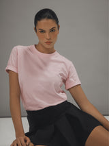 CELĒIT COTTON T-SHIRT PINK