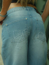 CELĒIT BOW DENIM WASH