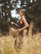 CELĒIT RIB JUMPSUIT BLACK
