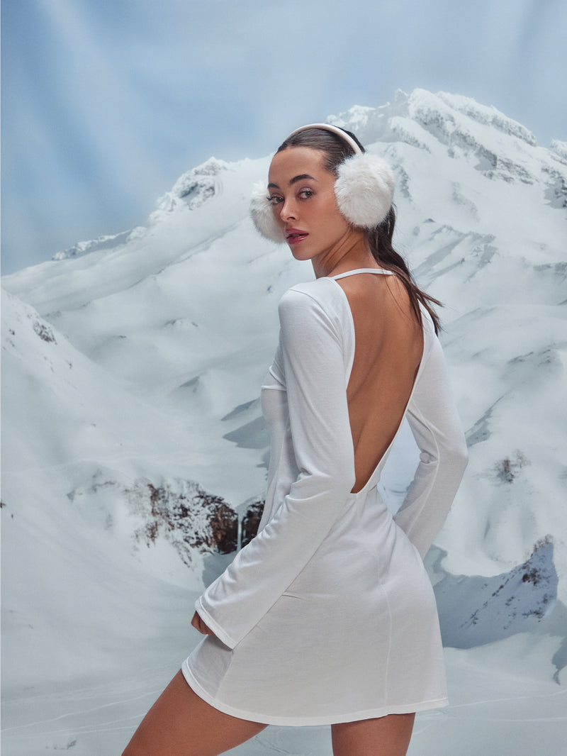 CELĒIT LABEL DRESS IVORY