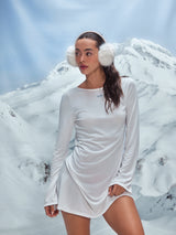 CELĒIT LABEL DRESS IVORY