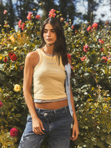 CELĒIT LUMI TANK TOP BUTTER