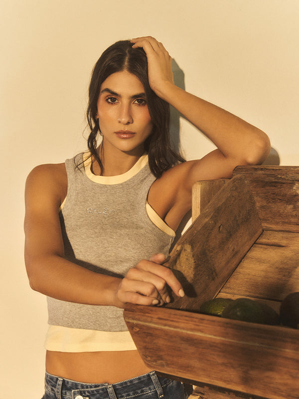 CELĒIT LUMI TANK TOP GREY