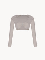 CELĒIT RAGLAN CROP SLEEVE BEIGE