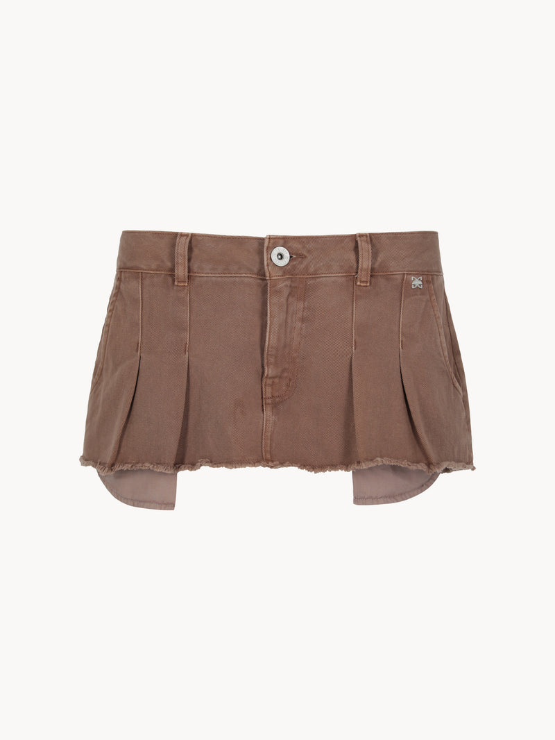 CELĒIT MINI SKIRT BROWN