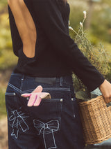 CELĒIT OPENBACK LONG SLEEVE BLACK