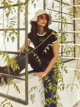 CELĒIT BABY TEE BLACK