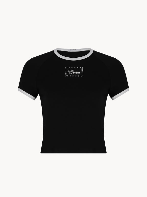 CELĒIT BABY TEE BLACK