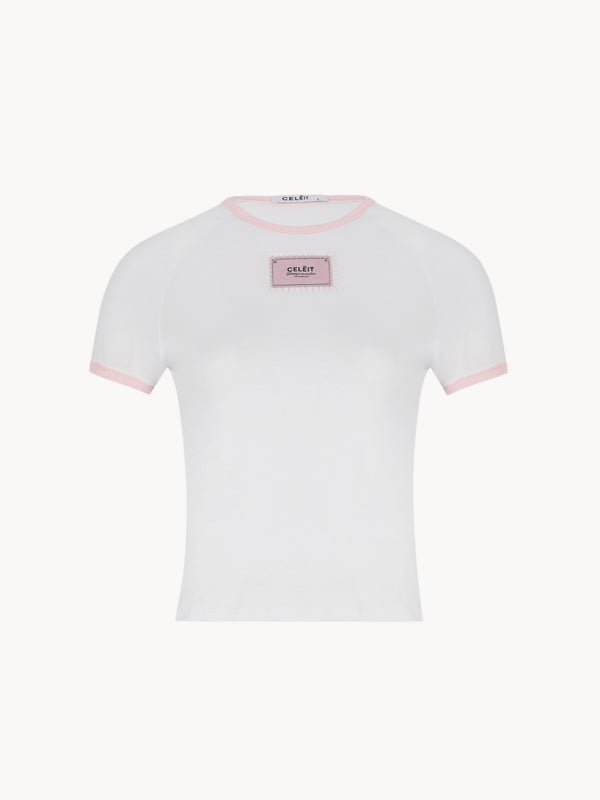 CELĒIT BABY TEE WHITE