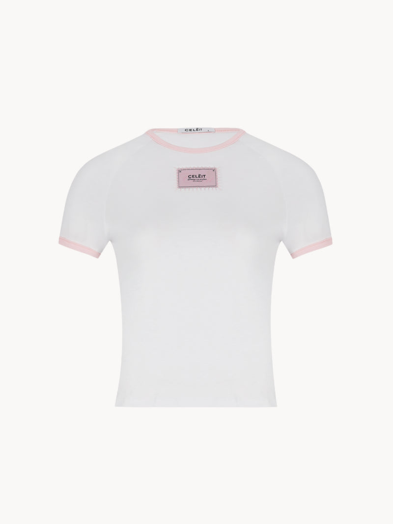 CELĒIT BABY TEE WHITE