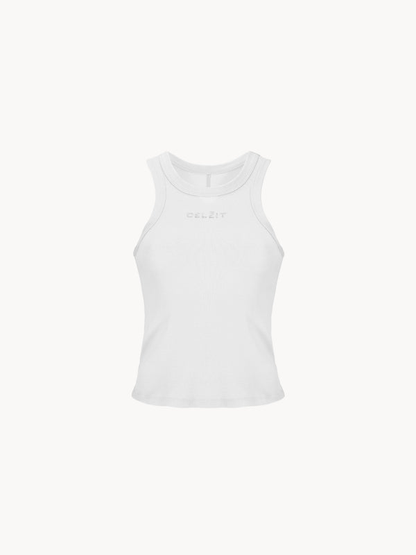 CELĒIT LUMI TANK TOP IVORY