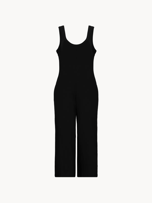 CELĒIT RIB JUMPSUIT BLACK