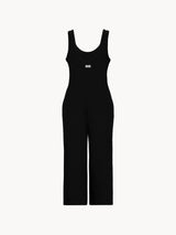 CELĒIT RIB JUMPSUIT BLACK