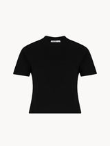 CELĒIT LOGO TEXTURED TEE BLACK