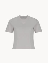 CELĒIT LOGO TEXTURED TEE GREY