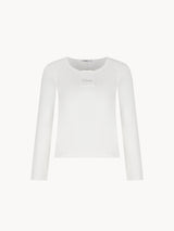 CELĒIT OPENBACK LONG SLEEVE WHITE