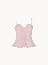 CELĒIT POPLIN TOP PINK