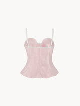 CELĒIT POPLIN TOP PINK